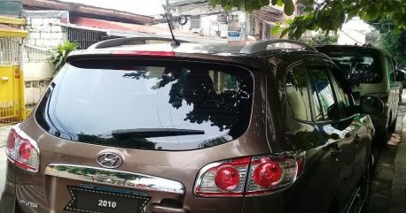 Brown 2010 Hyundai Santa Fe CRDi Premium for sale in Manila