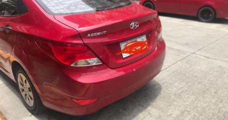 Selling Red Hyundai Accent 2017 in Parañaque