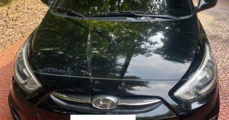 Black Hyundai Accent 2016 for sale in San Juan City