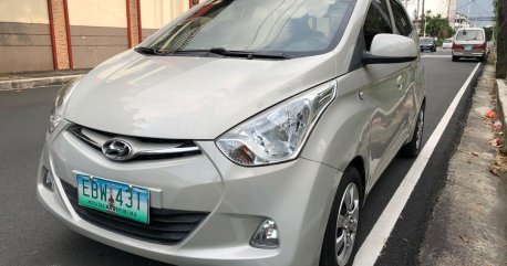 Silver Hyundai Eon 2014 for sale in Quezon City