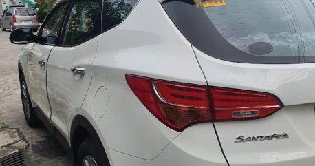 Sell White 2015 Hyundai Santa Fe in Quezon City