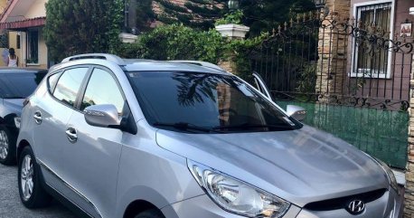 Silver Hyundai Tucson 2010 for sale in Manila