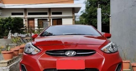Red Hyundai Accent 2016 for sale in Marikina