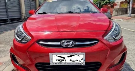Red Hyundai Accent 2017 for sale in Manila