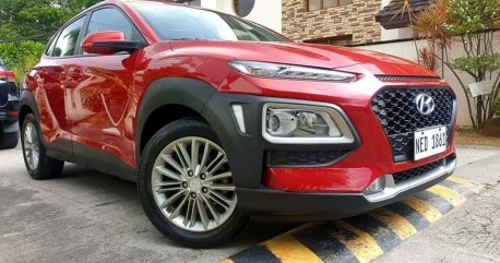 Red Hyundai KONA 2019 for sale in Quezon