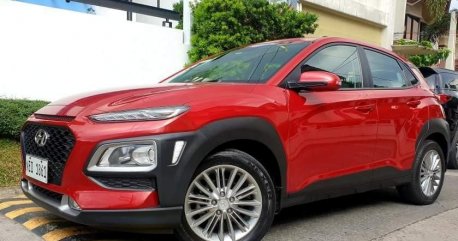 Red Hyundai KONA 2019 for sale in Quezon