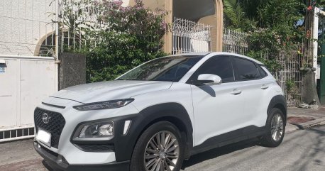 Selling Pearl White Hyundai KONA 2019 in Manila