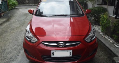 Red Hyundai Accent 2019 for sale in Quezon