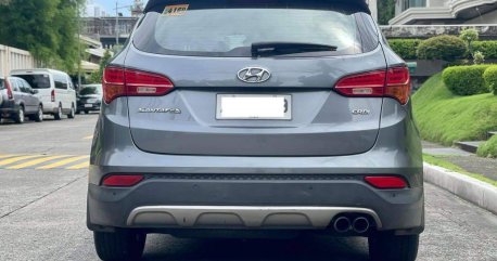 Grey Hyundai Santa Fe 2014 for sale in Makati