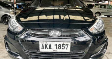 Black Hyundai Accent 2015 for sale in Las Piñas