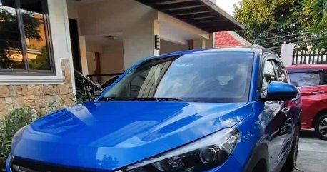 Selling Blue Hyundai Tucson 2017 in Quezon City