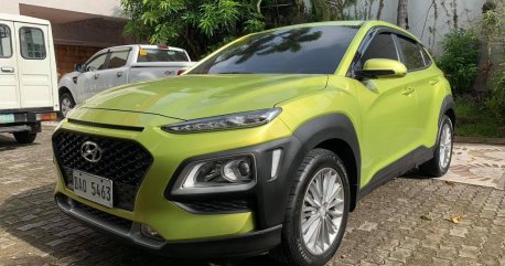 GreenSilver Hyundai Kona 2019 for sale in Automatic