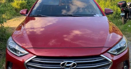 Red Hyundai Elantra 2016 for sale in Quezon