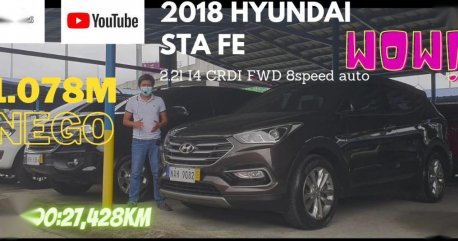 Selling Brown Hyundai Santa Fe 2018 in Pasay