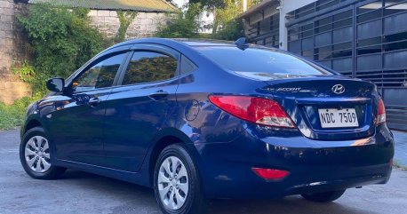 Blue Hyundai Accent 2016 for sale in Manual