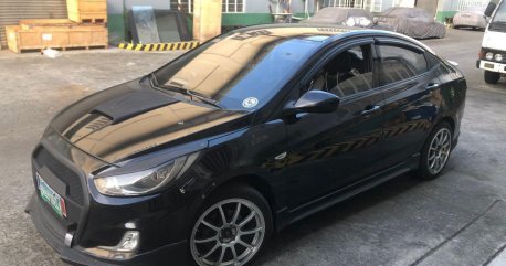 Sell Black 2011 Hyundai Accent in Quezon City