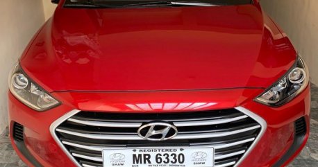 Sell Red 2017 Hyundai Elantra in Quezon City