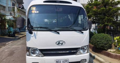 Pearl White Hyundai County 2018 for sale in Pasig