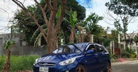 Sell Blue 2018 Hyundai Accent in Quezon City