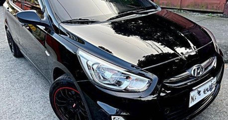 Selling Black Hyundai Accent 2017 in Quezon City