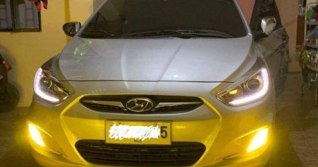 Silver Hyundai Accent 2014 for sale in Pasig
